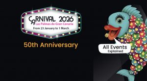 Gran Canaria Las Palmas Carnival 2026 runs Jan 23 - Mar 1 with a "Las Vegas" theme and 50th anniversary celebrations.