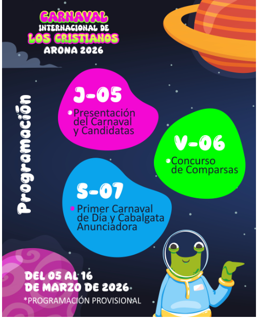 Espectáculo Drag Queen del Carnaval de Arona, Los Cristianos, Tenerife