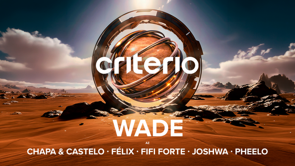 Criterio Gran Canaria 2026 - Il brand di feste tech house di Wade torna all'Oasis Gran Canaria con una notte di hybrid tech house nel canyon.