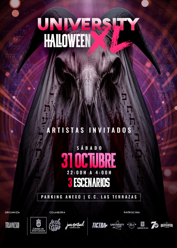 UNIVERSITY HALLOWEEN XL 2026, en Telde