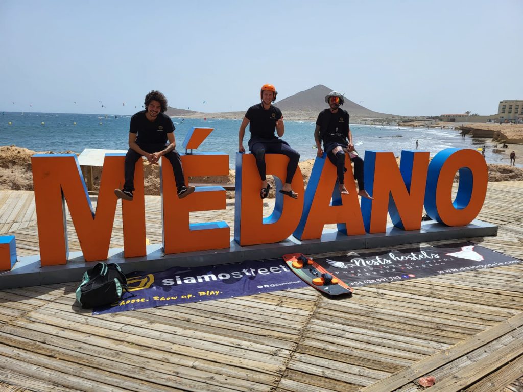 El Medano, the capital of kite surfing, windsurfing, surfing, and good vibes - Nests Hostels.