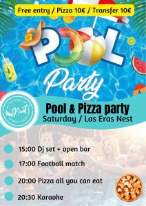 Pool & Pizza Party: ¡una cita ineludible en Tenerife!