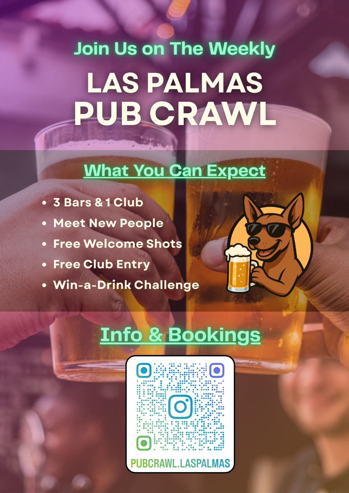 🍻 Las Palmas Pub Crawl THIS WEEKEND! Eventos Gran Canaria | Vida Nocturna 🔥